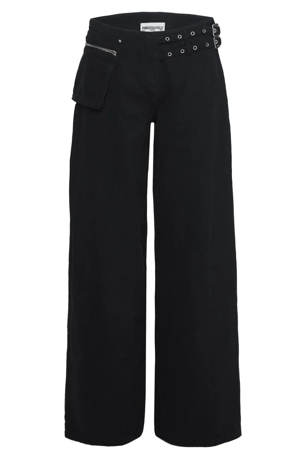 Wide Leg Pants with Pockets - Barbara Aleks