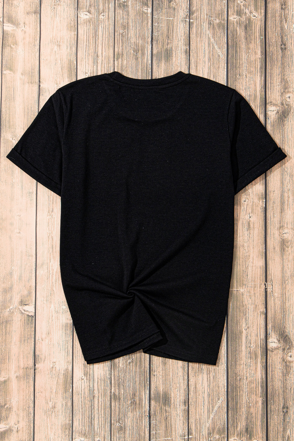 Rhinestone Bow Graphic Round Neck Short Sleeve T-Shirt - Barbara Aleks