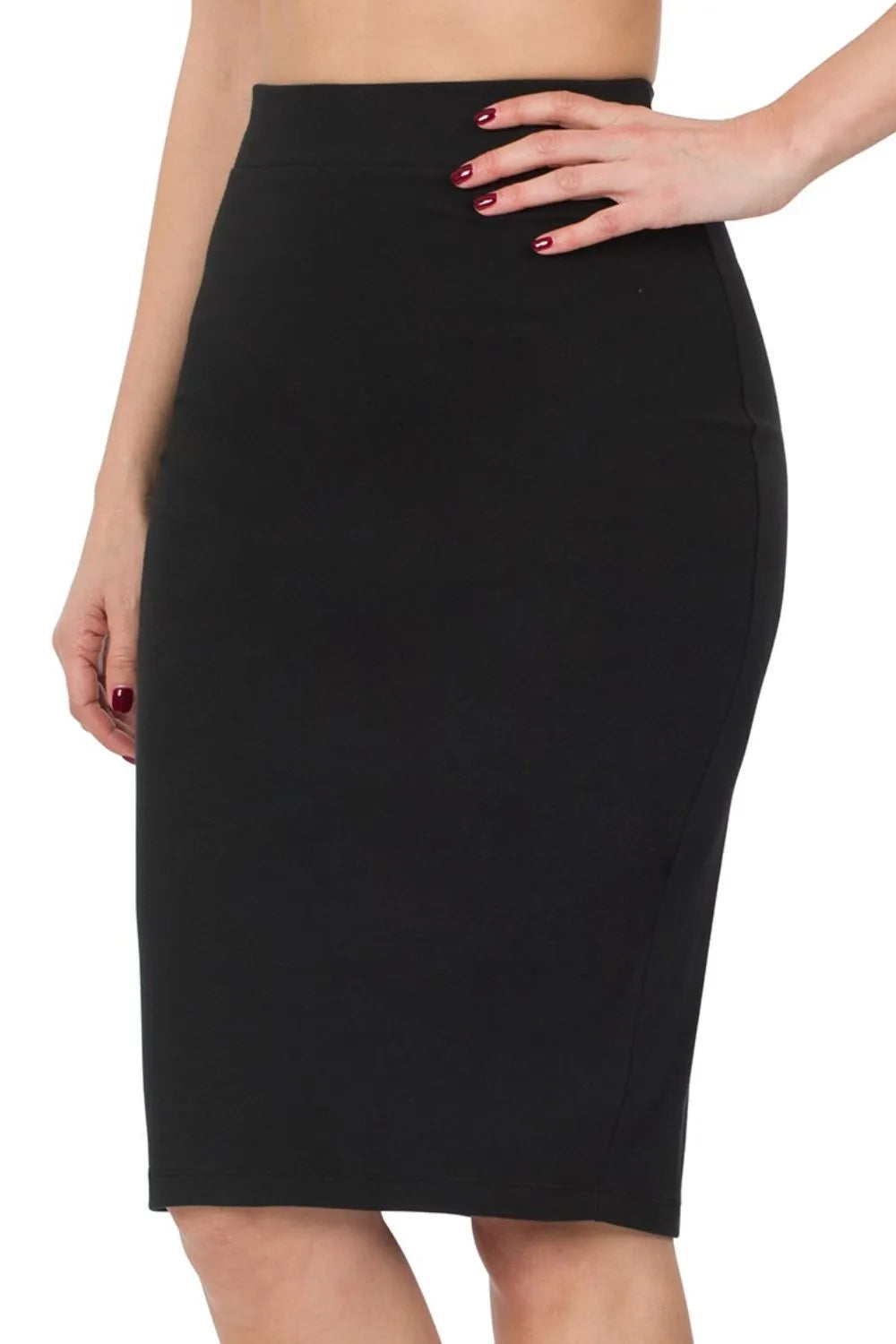 Cotton Knee Skirt - Barbara Aleks