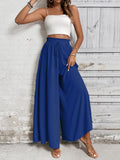 Tied High Waist Wide Leg Pants - Barbara Aleks