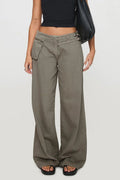 Wide Leg Pants with Pockets - Barbara Aleks