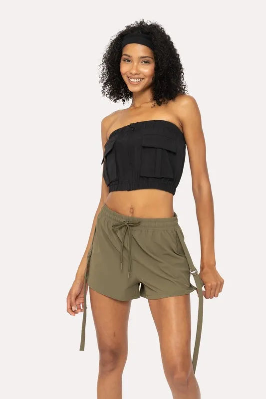 Cargochic Ribstop Tube Top - Barbara Aleks