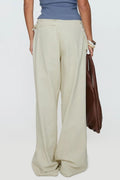Wide Leg Pants with Pockets - Barbara Aleks