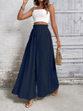 Tied High Waist Wide Leg Pants - Barbara Aleks