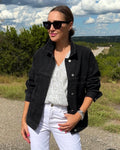 Pocketed Button Up Denim Jacket - Barbara Aleks