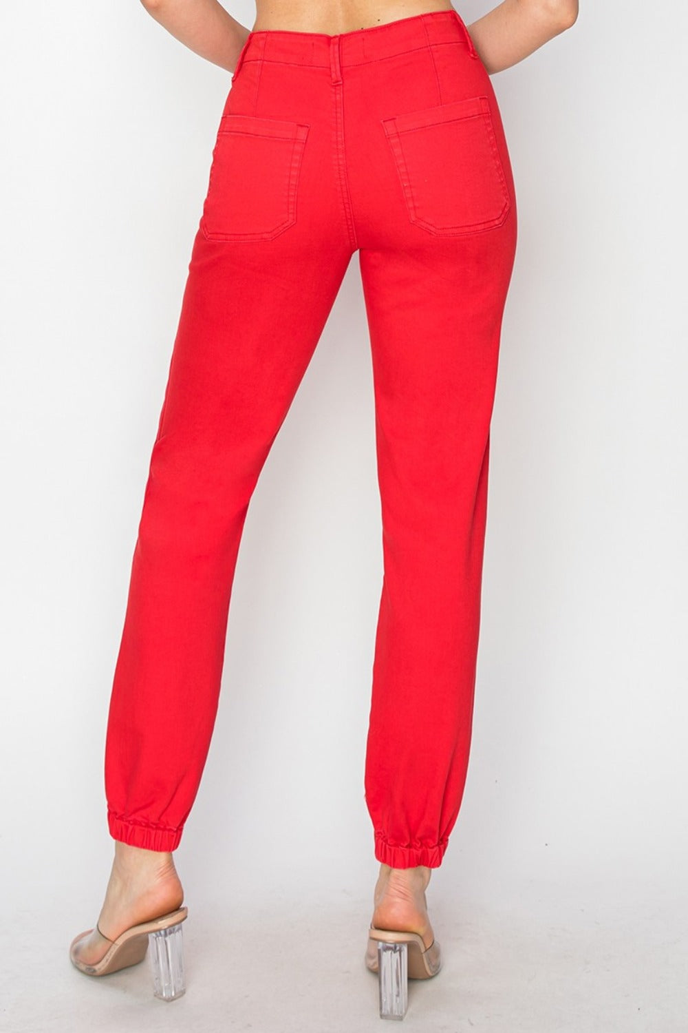 High Waisted Jogger Jeans - Barbara Aleks