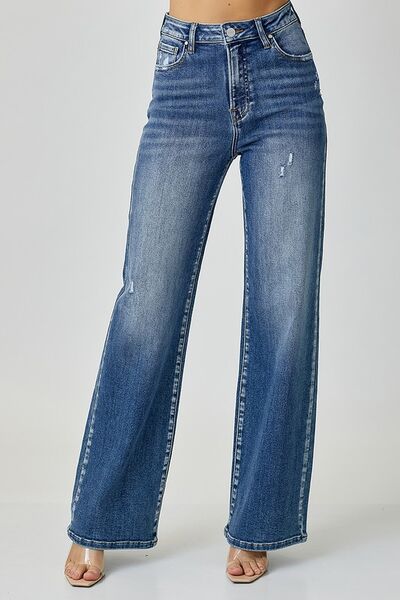 High Waist Jeans with Pockets - Barbara Aleks