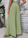 Tied High Waist Wide Leg Pants - Barbara Aleks