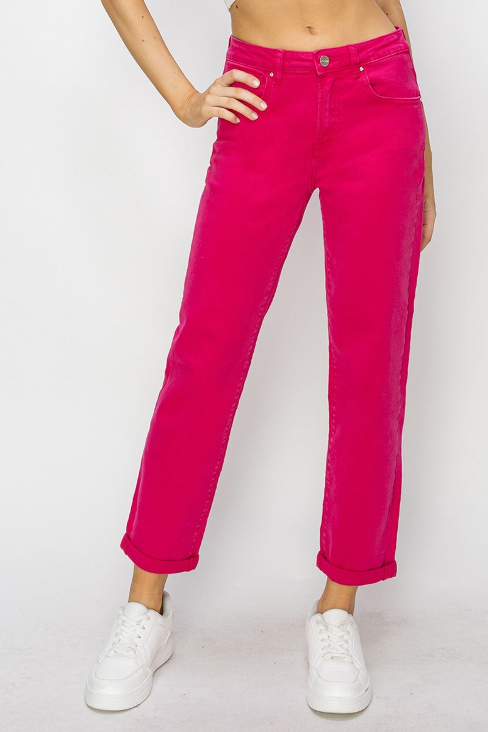 High Waist Straight Jeans - Barbara Aleks