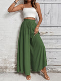 Tied High Waist Wide Leg Pants - Barbara Aleks