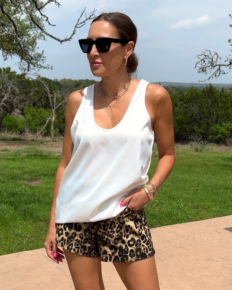 Leopard Shorts with Pockets - Barbara Aleks