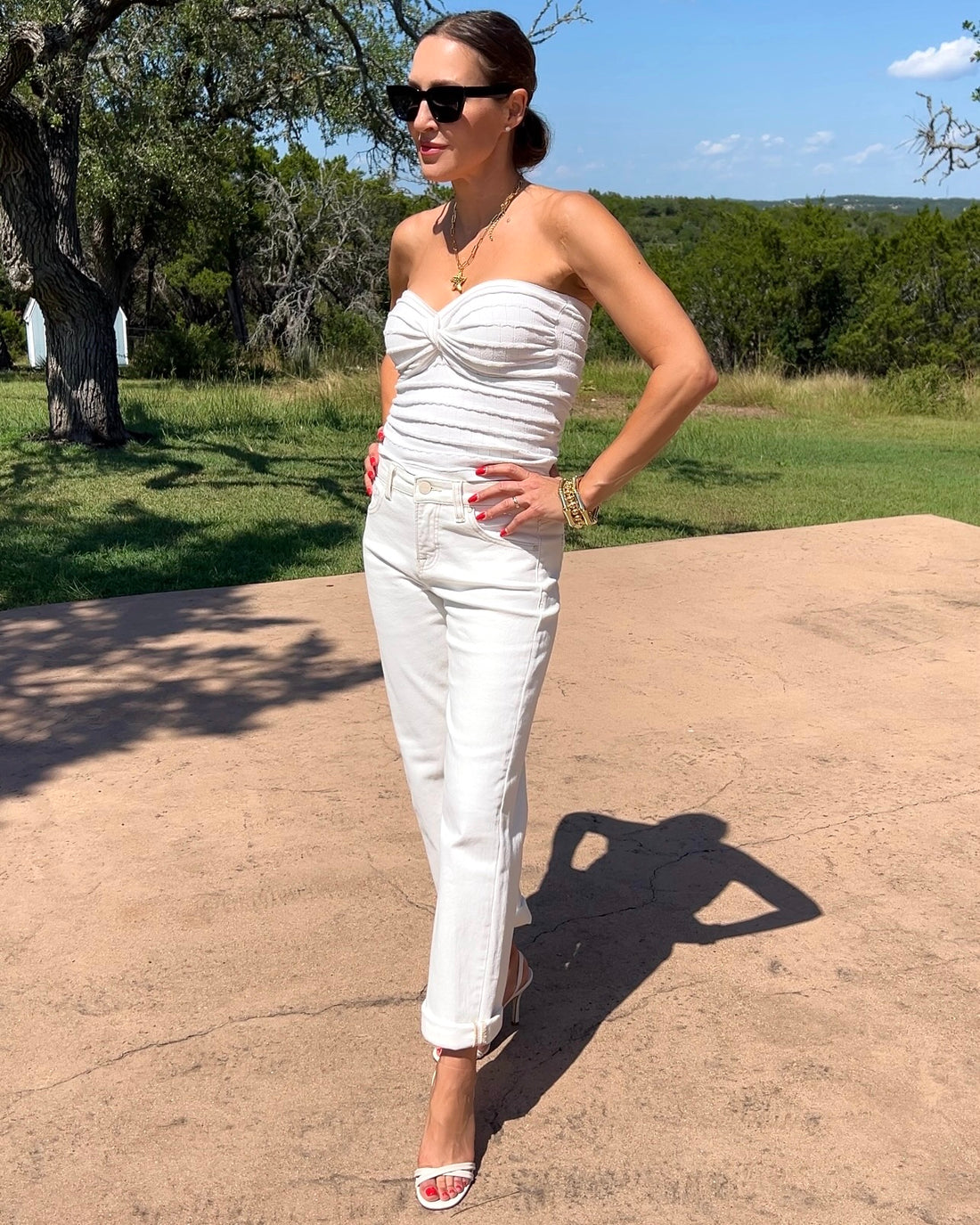 Mid Rise Ankle Straight Jeans - Barbara Aleks